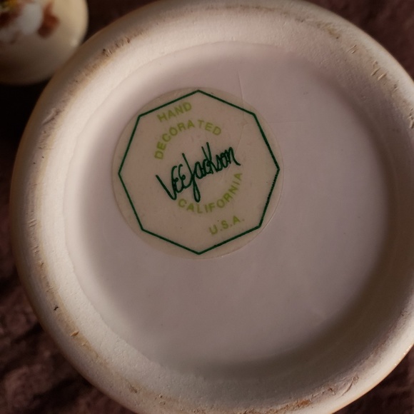 Bath Set, 7 pieces, Handpainted - Picture 2 of 3